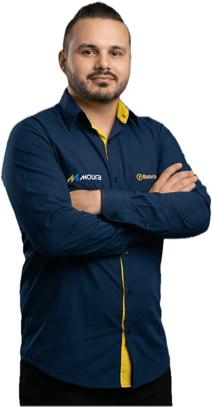 Rafael com a camisa do Bateria 365